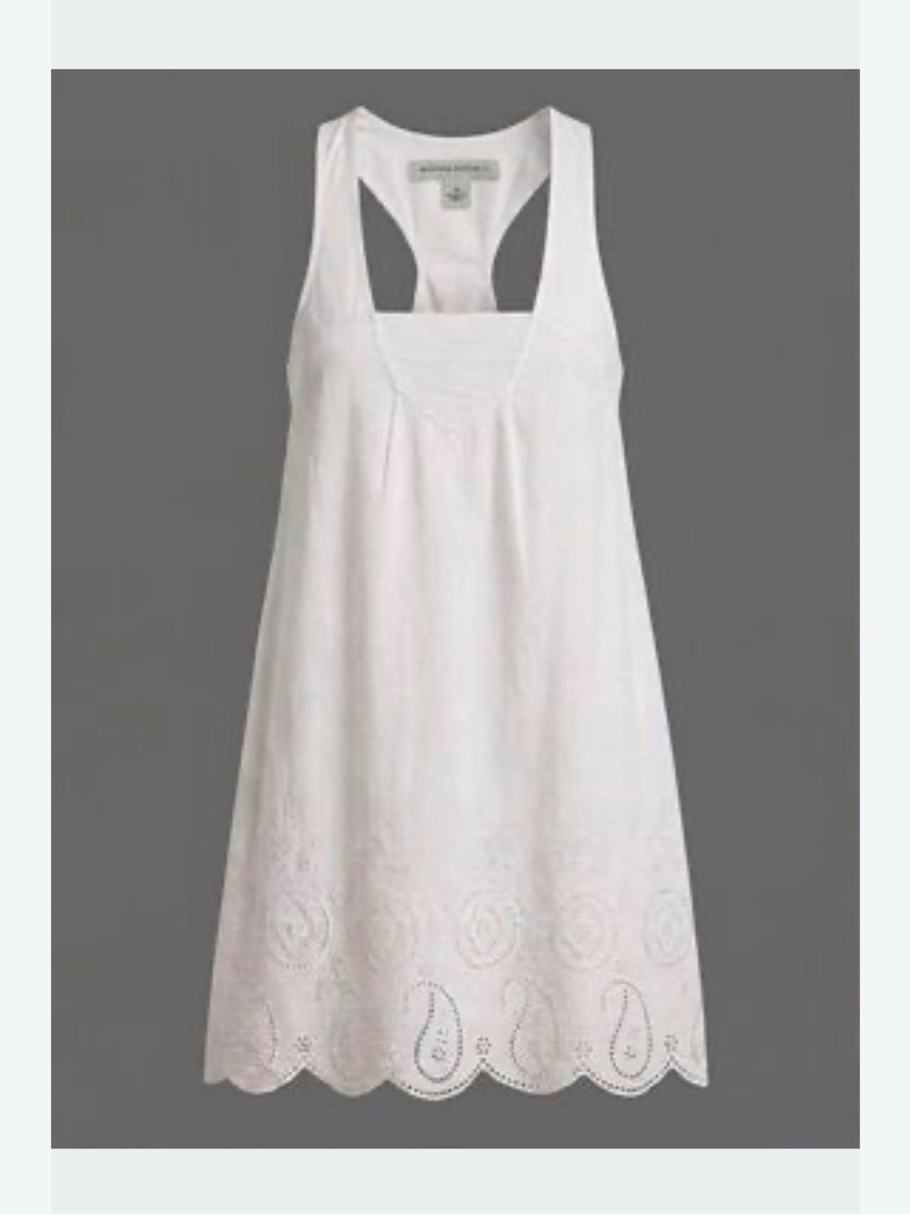 Banana Republic Racerback Eyelet Mini Dress - Size 12
